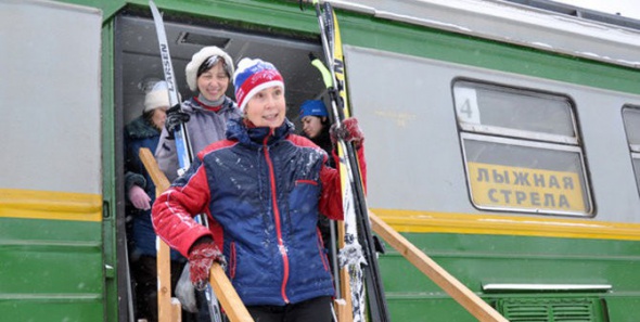 В Петербурге "Лыжные стрелы"бесплатно будут доставлять желающих к местам катания