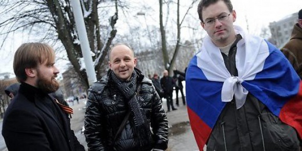 В Латвии прошел митинг в поддержку Крыма