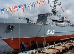 Корабль противоминной обороны «Петр Ильичев» спустили на воду