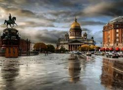 В Петербурге выпало почти три четверти от апрельской нормы осадков