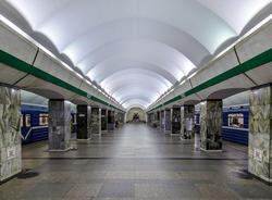Станция метро "Приморская"открыта на вход