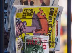 Журнал Charlie Hebdo опубликовал карикатуру на Путина, Собчак и Навального