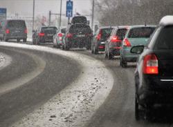На Пулковском шоссе образовалась большая пробка